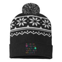 Dear Person Behind Me The World Is A Better Place With You USA-Made Snowflake Beanie