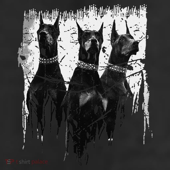 Doberman Pinscher Black and White Dog Lovers Cool Comfort Performance Bucket Hat