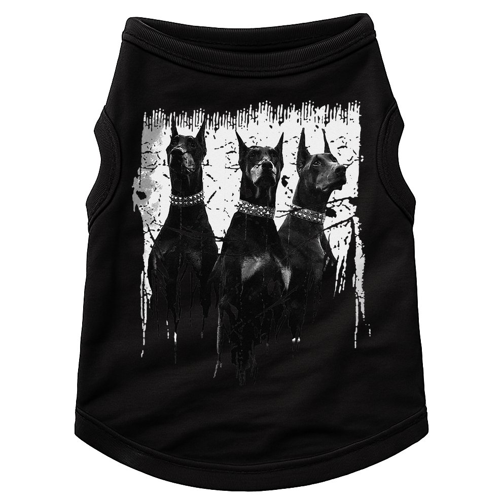 Doberman Pinscher Black and White Dog Lovers Doggie Tank