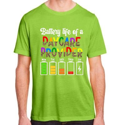 Daycare Provider Battery Life Daycare Teacher Day Gift Adult ChromaSoft Performance T-Shirt