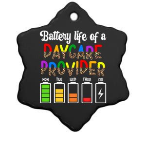 Daycare Provider Battery Life Daycare Teacher Day Gift Ceramic Star Ornament