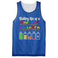 Daycare Provider Battery Life Daycare Teacher Day Gift Mesh Reversible Basketball Jersey Tank