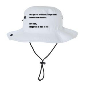 Dear Person Behind Me Gift Cute Gift Legacy Cool Fit Booney Bucket Hat