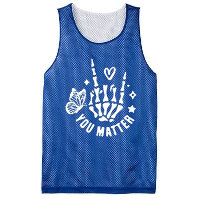 Dear Person Behind Me You Matter Tal Health (2 Sided) Cute Gift Mesh Reversible Basketball Jersey Tank