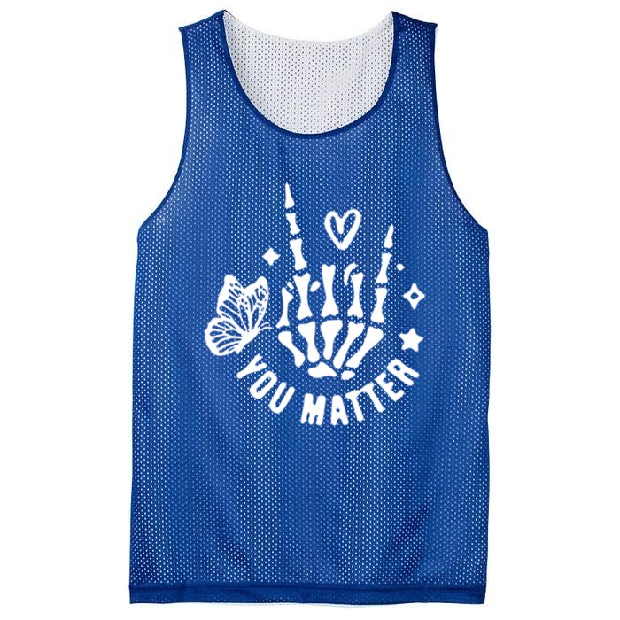 Dear Person Behind Me You Matter Tal Health (2 Sided) Cute Gift Mesh Reversible Basketball Jersey Tank