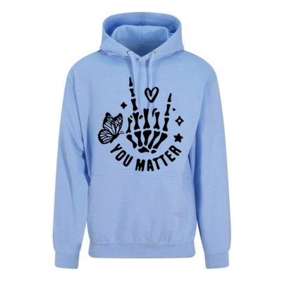 Dear Person Behind Me You Matter Tal Health (2 Sided) Cute Gift Unisex Surf Hoodie