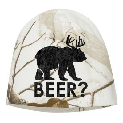 Deer Plus Bear Equals Beer Funny Vintage Gift Kati - Camo Knit Beanie