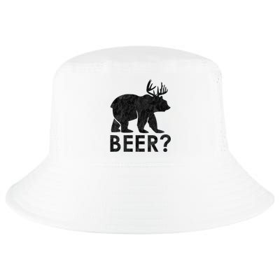 Deer Plus Bear Equals Beer Funny Vintage Gift Cool Comfort Performance Bucket Hat