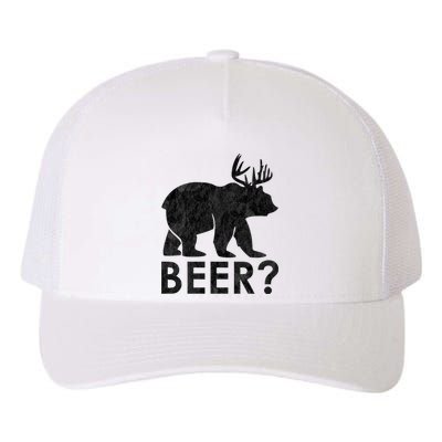 Deer Plus Bear Equals Beer Funny Vintage Gift Yupoong Adult 5-Panel Trucker Hat