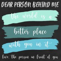 Dear Person Behind Me Mental Health Awareness 7 Panel Mesh Trucker Snapback Hat