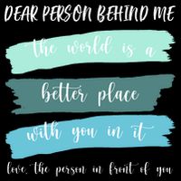 Dear Person Behind Me Mental Health Awareness City Backpack