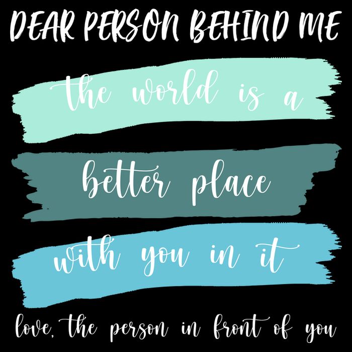 Dear Person Behind Me Mental Health Awareness City Backpack