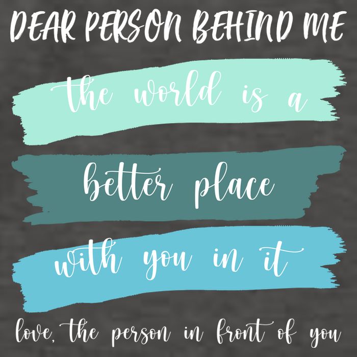 Dear Person Behind Me Mental Health Awareness Vector Backpack