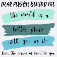 Dear Person Behind Me Mental Health Awareness Cooling Performance Long Sleeve Crew