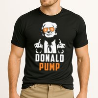 Donald Pump Bitcoin Funny Trump 2024 Crypto American Flag Cooling Performance Crew T-Shirt