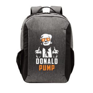 Donald Pump Bitcoin Funny Trump 2024 Crypto American Flag Vector Backpack