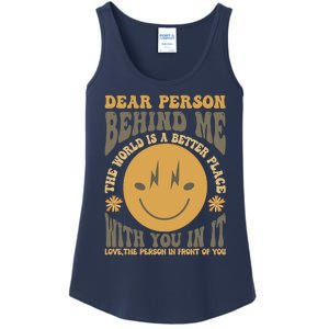 Dear Person Behind Me Ladies Essential Tank