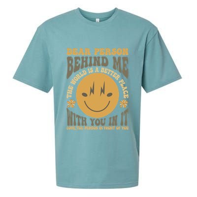 Dear Person Behind Me Sueded Cloud Jersey T-Shirt
