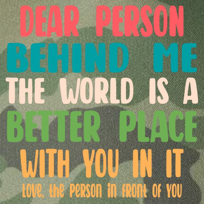 Dear Person Behind Me The World Is A Better Place With You Gift Legacy Tie Dye Trucker Hat
