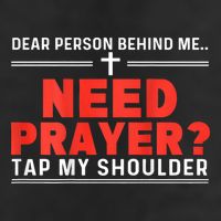 Dear Person Behind Me Need Prayer Tap My Shoulder Adult Drive Performance Visor