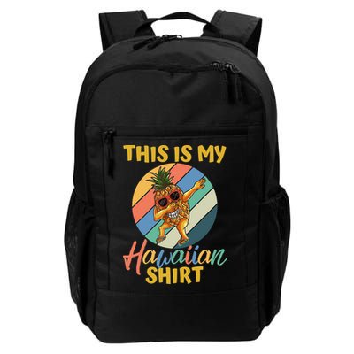 Dabbing Pineapple Boy Girl This Is My Hawaiian Backpack