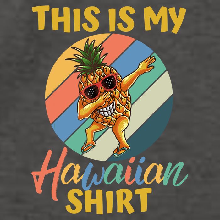 Dabbing Pineapple Boy Girl This Is My Hawaiian Vector Backpack