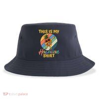 Dabbing Pineapple Boy Girl This Is My Hawaiian Sustainable Bucket Hat