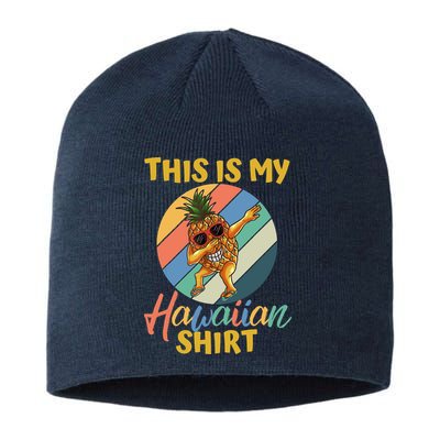 Dabbing Pineapple Boy Girl This Is My Hawaiian Sustainable Beanie