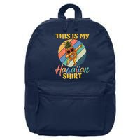 Dabbing Pineapple Boy Girl This Is My Hawaiian 16 in Basic Backpack