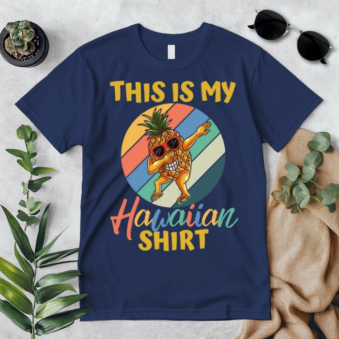 Dabbing Pineapple Boy Girl This Is My Hawaiian Premium T-Shirt