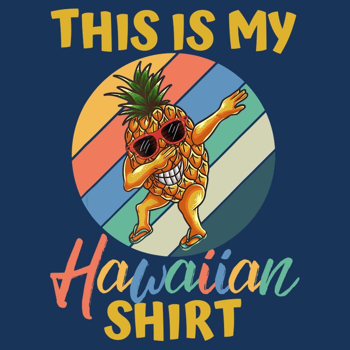 Dabbing Pineapple Boy Girl This Is My Hawaiian Premium T-Shirt