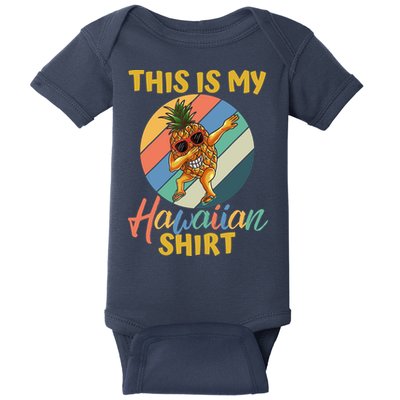 Dabbing Pineapple Boy Girl This Is My Hawaiian Baby Bodysuit
