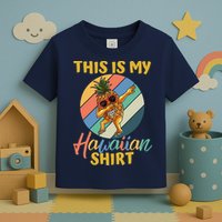 Dabbing Pineapple Boy Girl This Is My Hawaiian Toddler T-Shirt