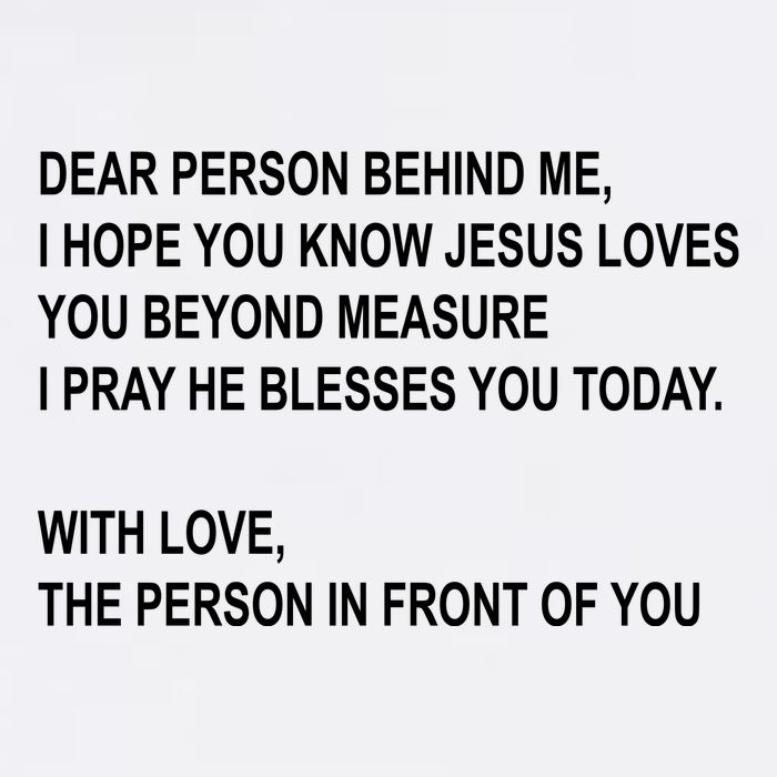 Dear Person Behind Me I Hope You Know Jesus Loves You Quote 15oz Campfire Ceramic Mug