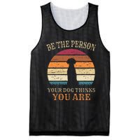 Dog People Be The Person Your Dog Thinks You Are Dog Mesh Reversible Basketball Jersey Tank