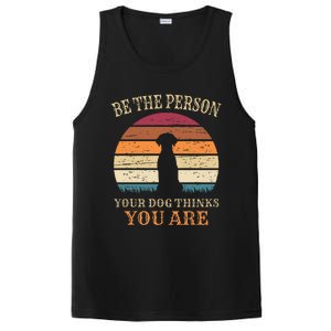 Dog People Be The Person Your Dog Thinks You Are Dog PosiCharge Competitor Tank