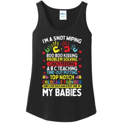 Daycare Provider Boo Boo Kissing Care Childcare Teacher Ladies Essential Tank