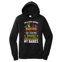 Daycare Provider Boo Boo Kissing Care Childcare Teacher Women's Pullover Hoodie