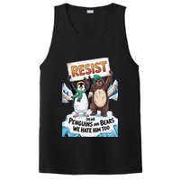 DEAR PENGUINS BEARS WE HATE HIM TOO NO TARIFFS RESIST PosiCharge Competitor Tank