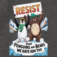 DEAR PENGUINS BEARS WE HATE HIM TOO NO TARIFFS RESIST Vector Backpack