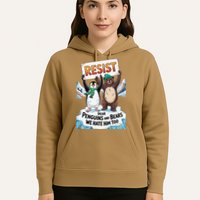 DEAR PENGUINS BEARS WE HATE HIM TOO NO TARIFFS RESIST Hoodie