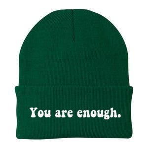 Dear Person Behind Me You Are Enough Love Awareness Peace Knit Cap Winter Beanie