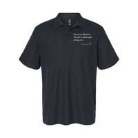 Dear Person Behind Me The World Is A Better Place With You In It Softstyle Adult Sport Polo