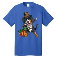 Dabbing Pilgrim Bernese Mountain Dog Thanksgiving Gift Tall T-Shirt