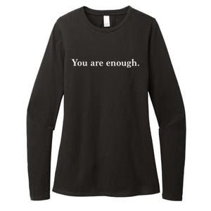 Dear Person Behind Me You Are Enough Love Awareness Peace Womens CVC Long Sleeve Shirt