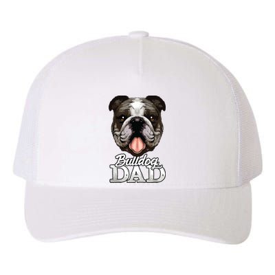 Dog Papa Bulldog Dad Gifts English Bulldog Gifts Yupoong Adult 5-Panel Trucker Hat