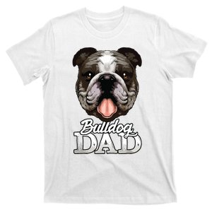 Dog Papa Bulldog Dad Gifts English Bulldog Gifts T-Shirt