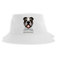 Dog Papa Bulldog Dad Gifts English Bulldog Gifts Sustainable Bucket Hat