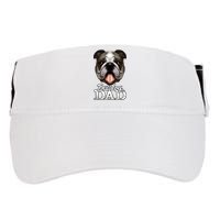 Dog Papa Bulldog Dad Gifts English Bulldog Gifts Adult Drive Performance Visor