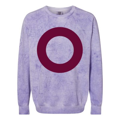 Drs Purple Circle Colorblast Crewneck Sweatshirt